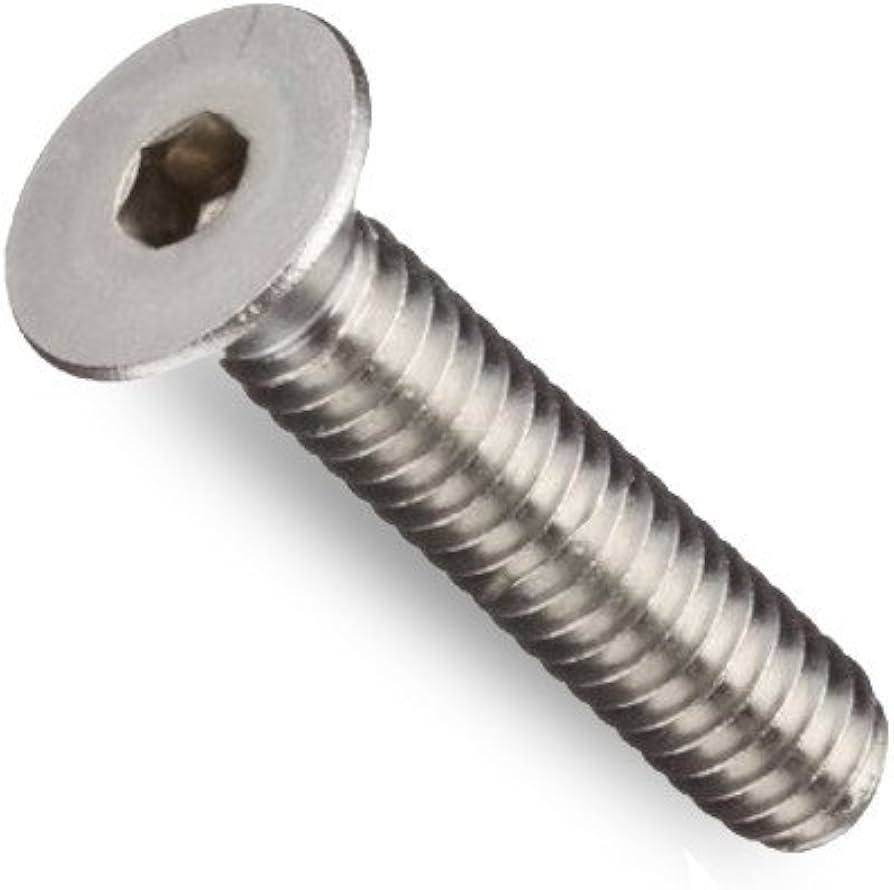Picture of Brighton Best 088176 M10-1.50X100 mm,(Ft) Flat Socket Cap Screw Stainless A4 (316)
